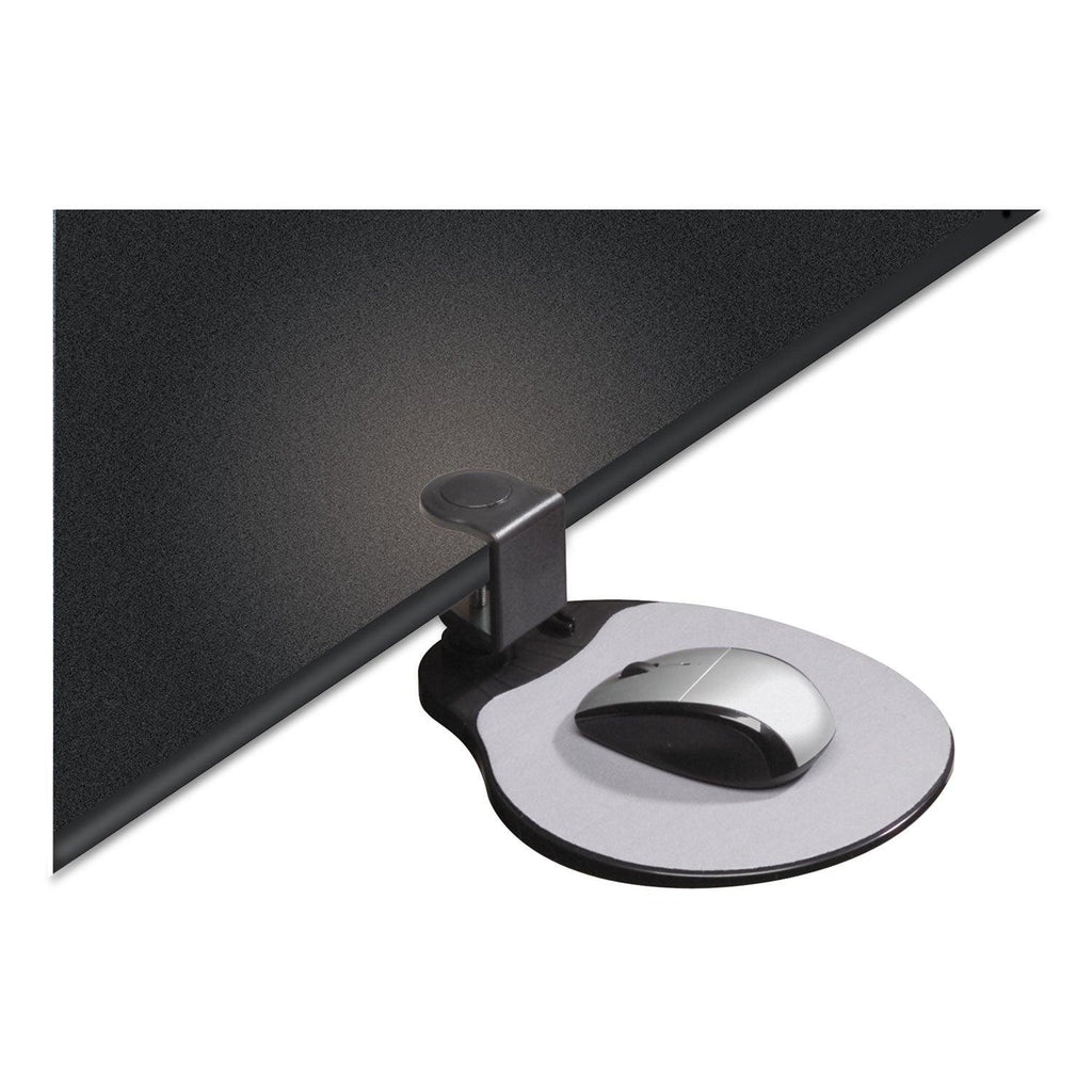 Desk Clamp For Mouse Pad, 7.75 x 8, Black