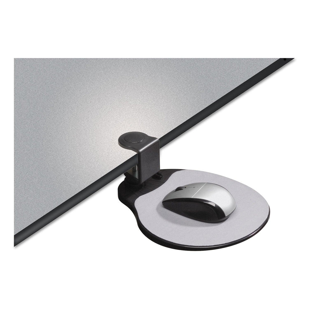 Desk Clamp For Mouse Pad, 7.75 x 8, Black