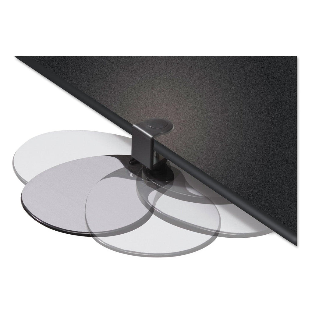 Desk Clamp For Mouse Pad, 7.75 x 8, Black