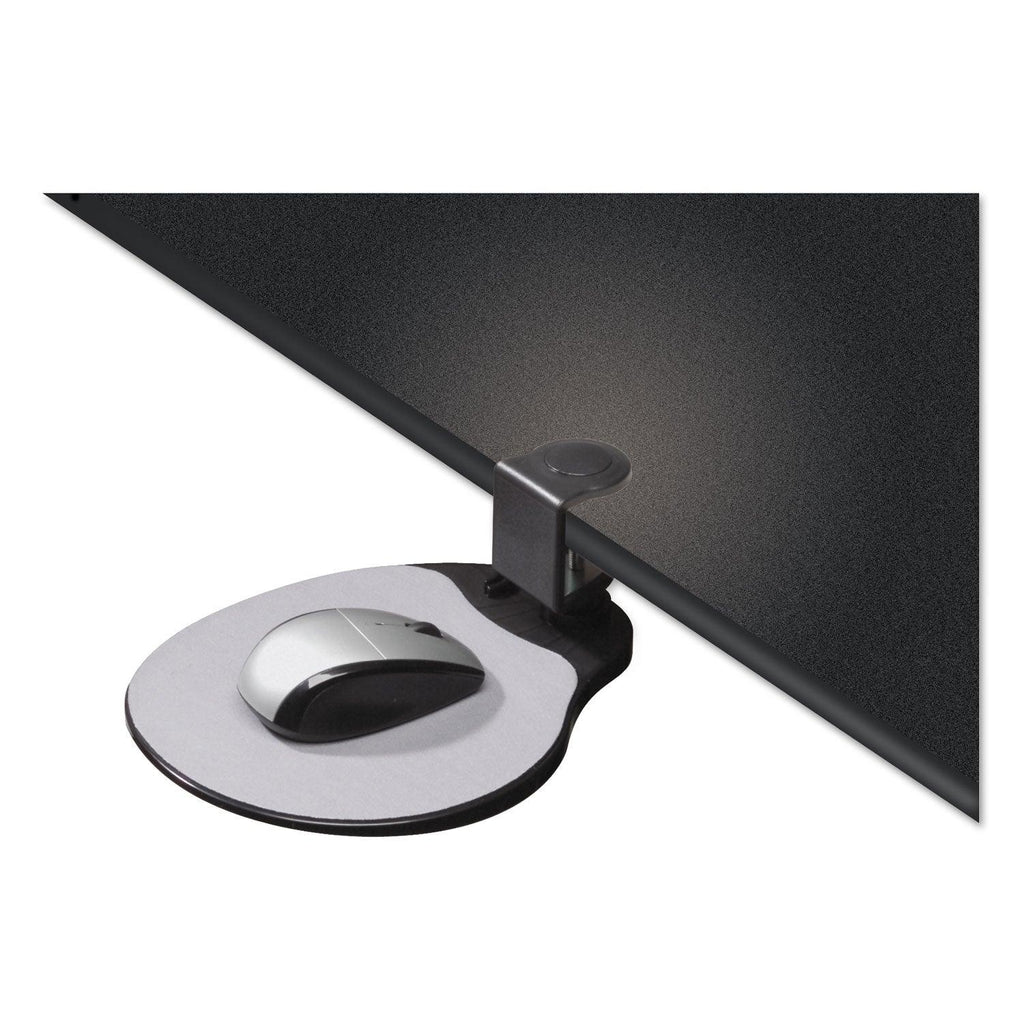 Desk Clamp For Mouse Pad, 7.75 x 8, Black