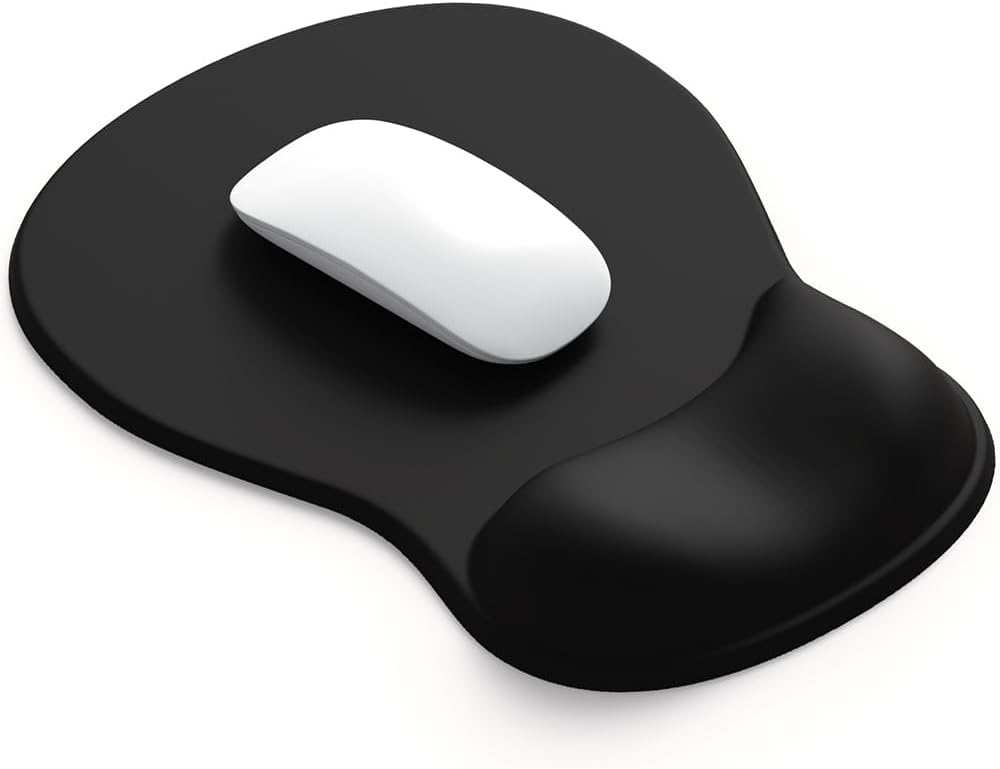 ErgoComfort Gel Wrist Resting |  Mouse Pad-Ergonomic Support-Non-Slip