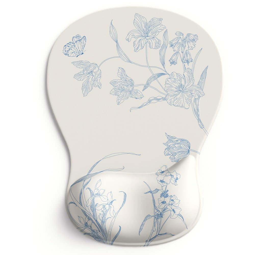 ErgoComfort Gel Wrist Resting |  Mouse Pad-Ergonomic Support-Non-Slip