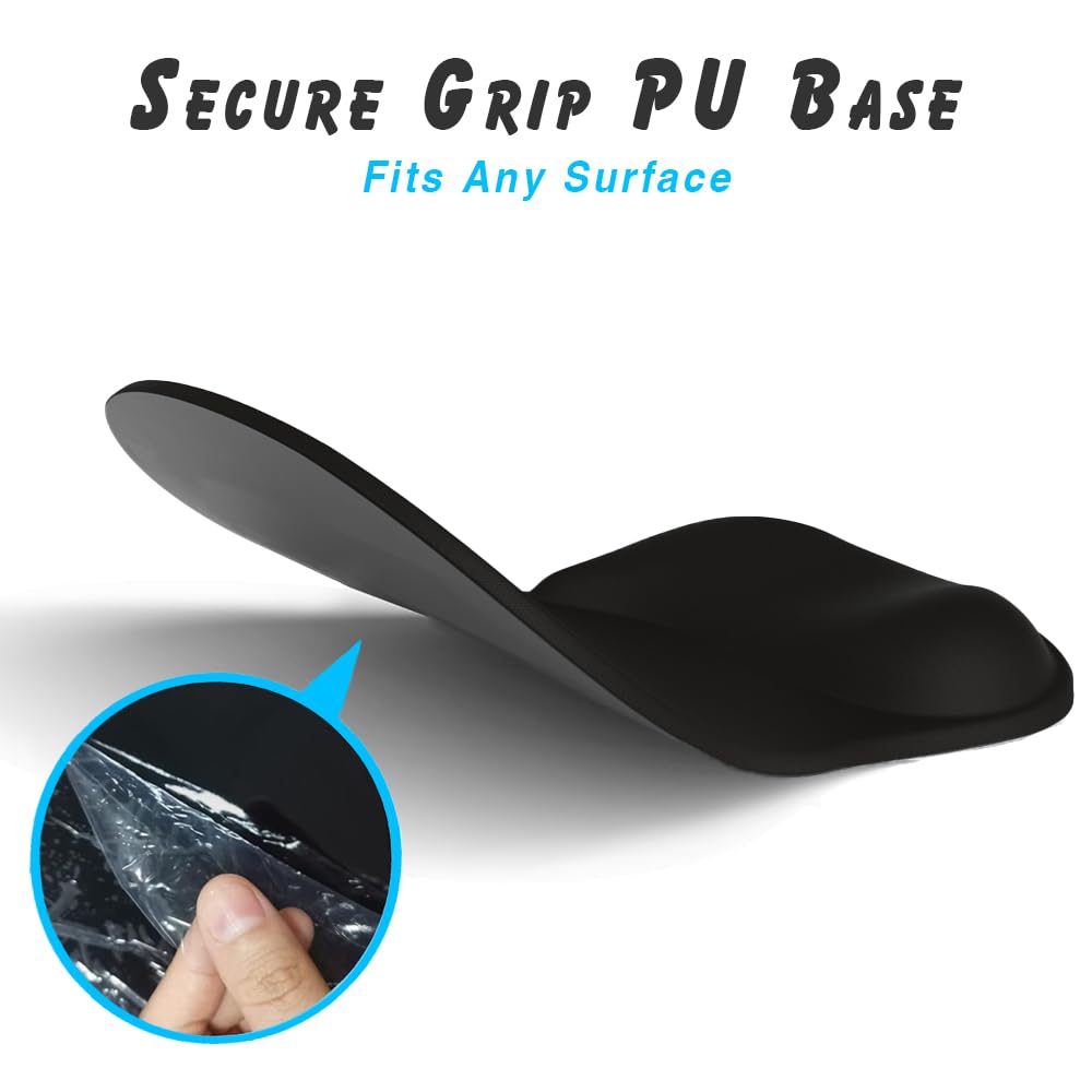 ErgoComfort Gel Wrist Resting |  Mouse Pad-Ergonomic Support-Non-Slip