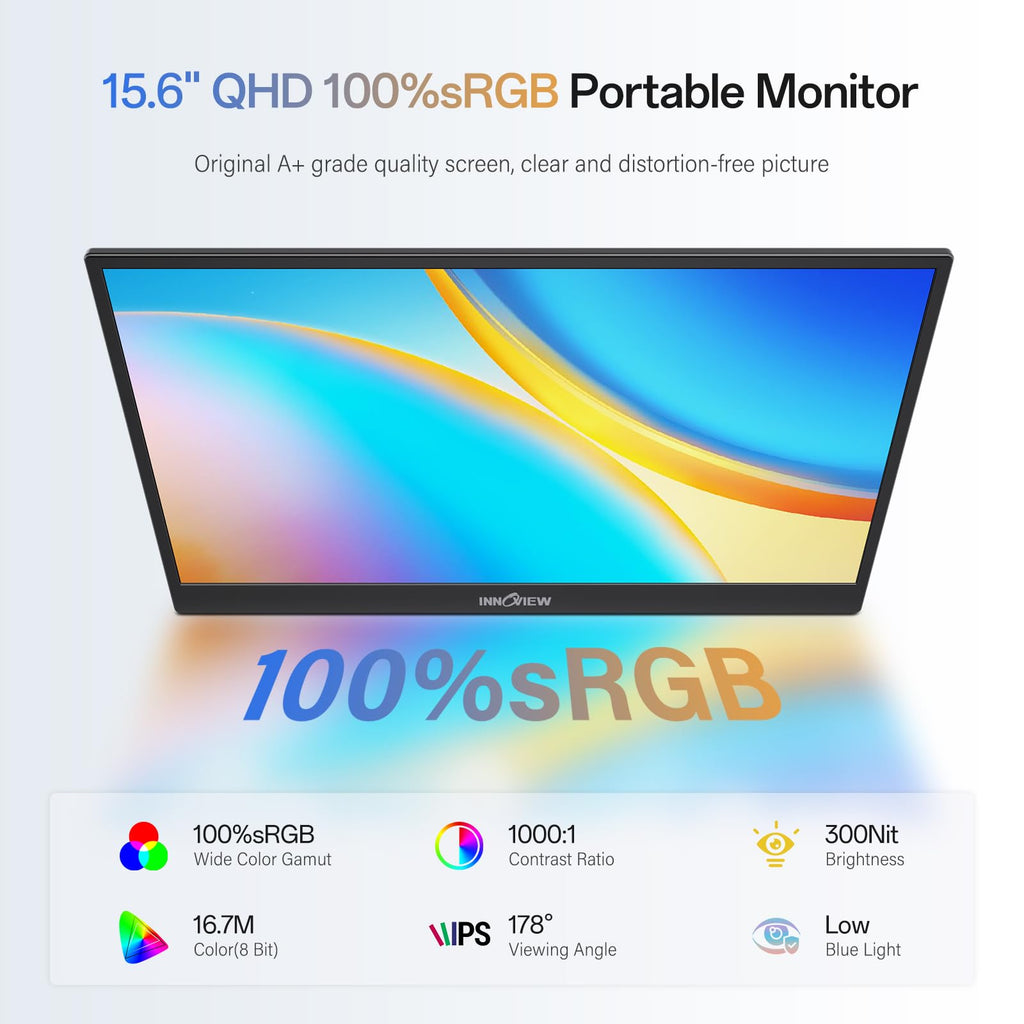InnoView 2K Portable Monitor