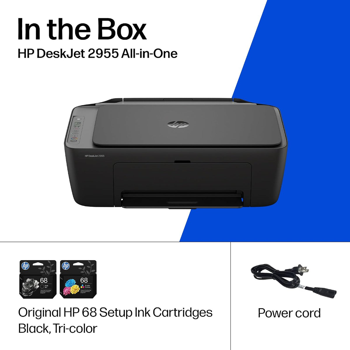 HP DeskJet 2955 | Wireless All-in-One Color Inkjet Printer (A24HJA)