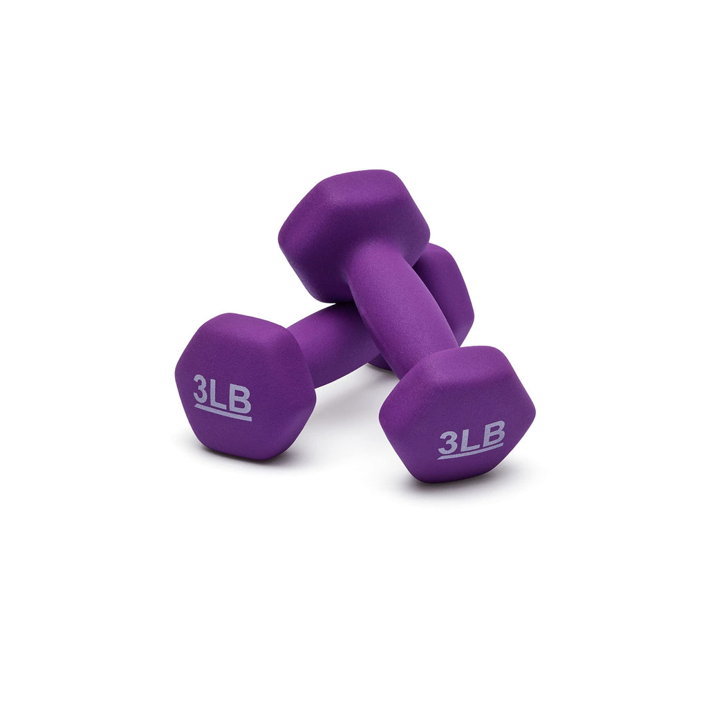 Amazon Basics Neoprene Hand Dumbbell Weights for Exercise & Toning