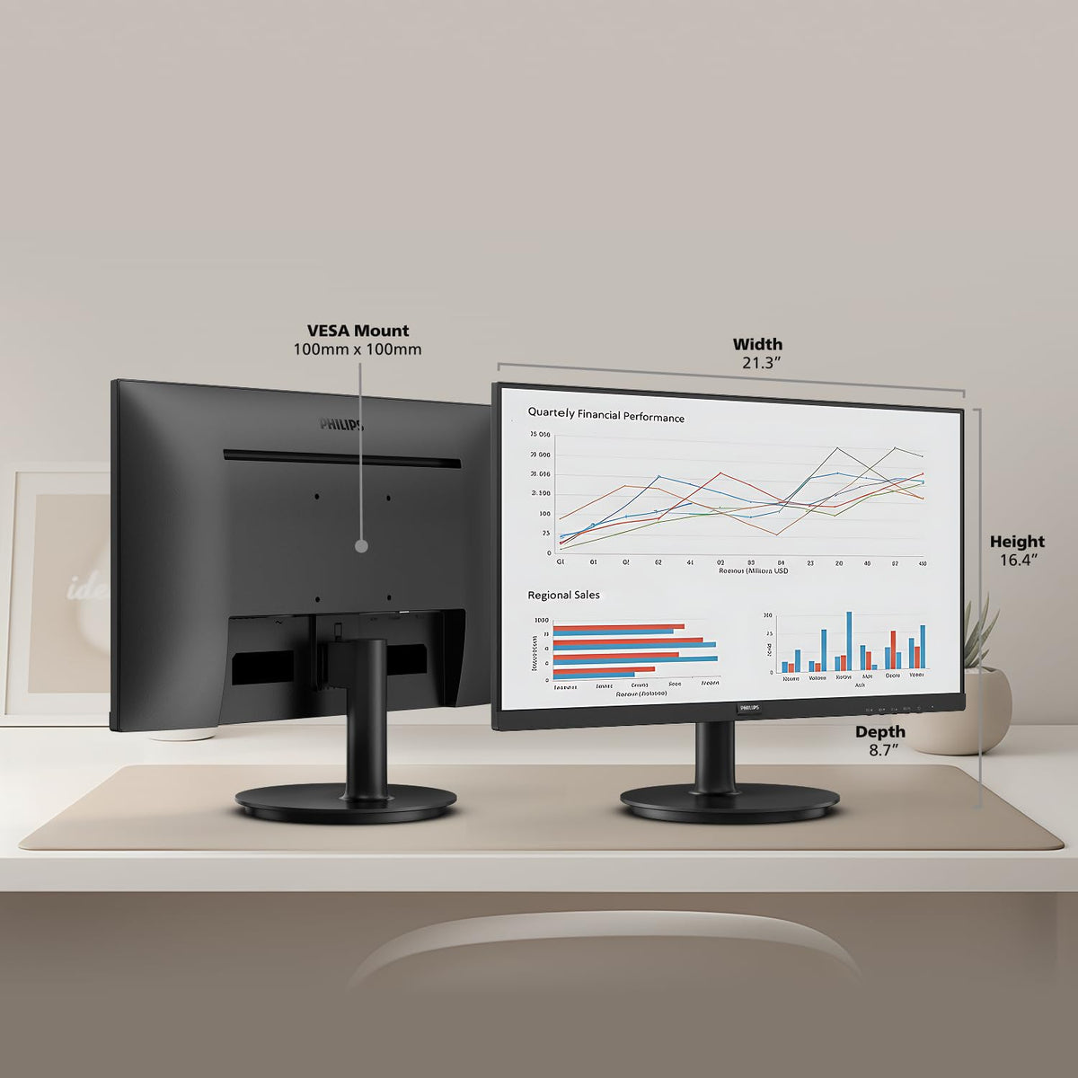 Philips 24 Inch Computer Monitor FHD 180Hz IPS, 24E2G2200