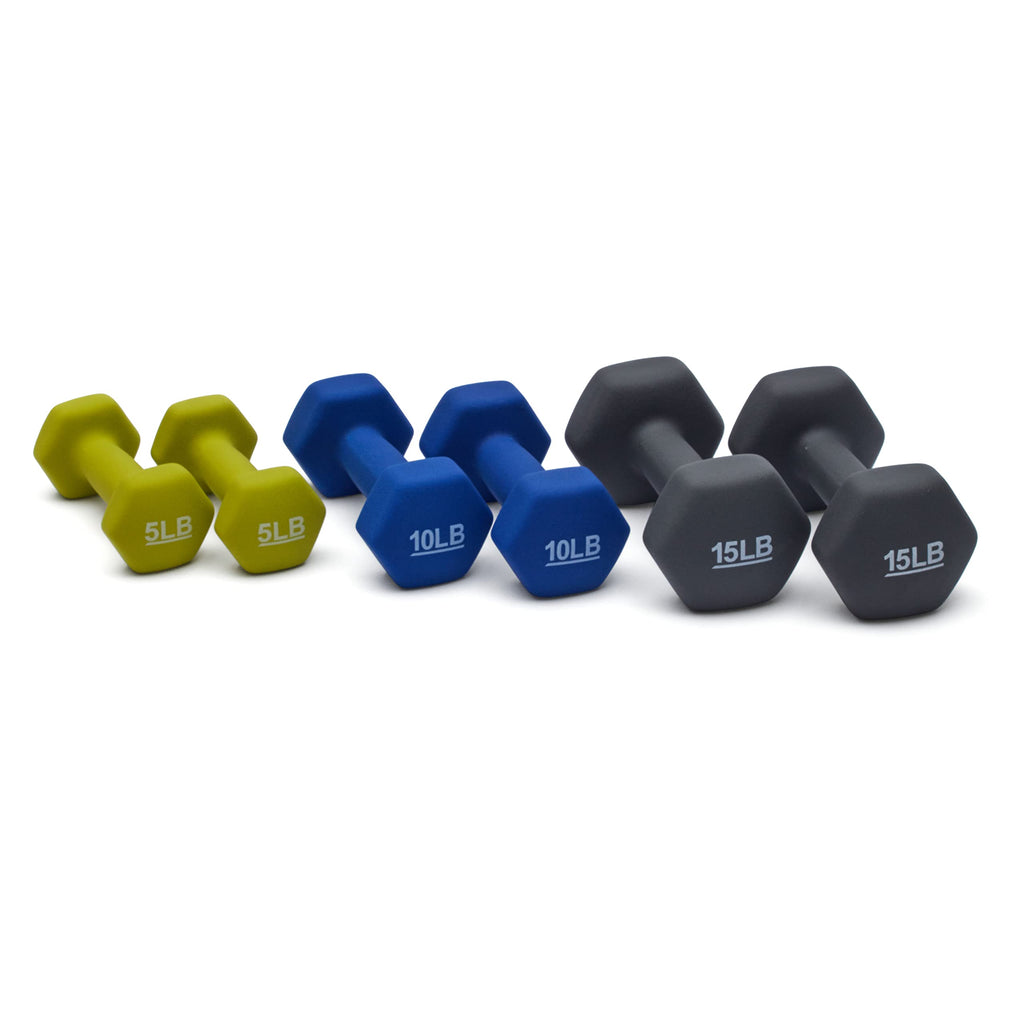 Amazon Basics Neoprene Hand Dumbbell Weights for Exercise & Toning