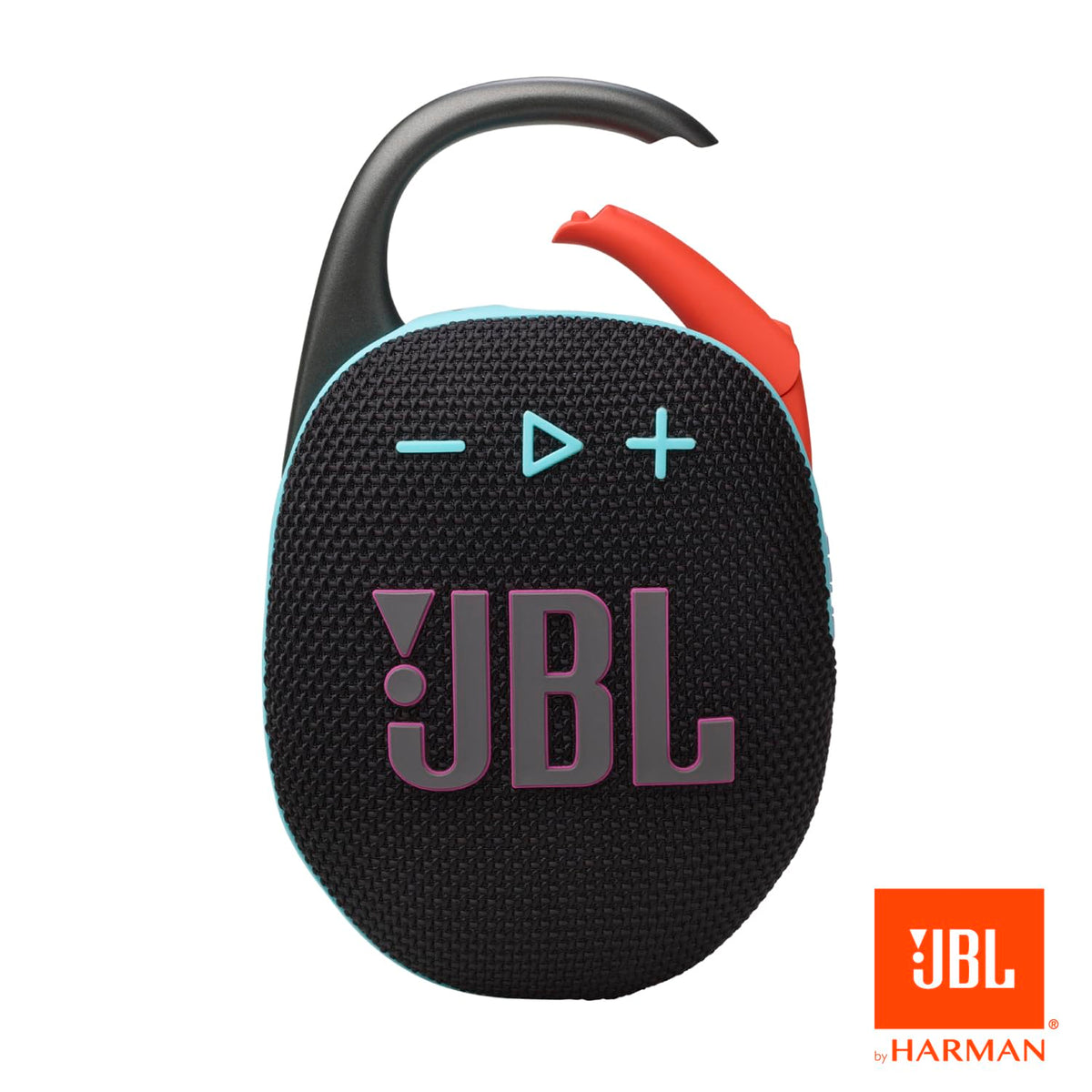 JBL Clip 5 - Ultra-Portable, Waterproof & Dustproof Bluetooth Speaker, Big JBL Pro Sound with Punchy bass, Integrated Carabiner, Up to 12 Hours of Play, Made in Part with Recycled Materials (Black)