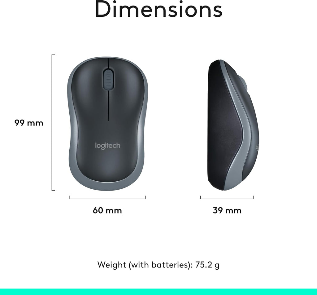 Logitech MK270 Full Size Wireless Keyboard and Mouse Combo