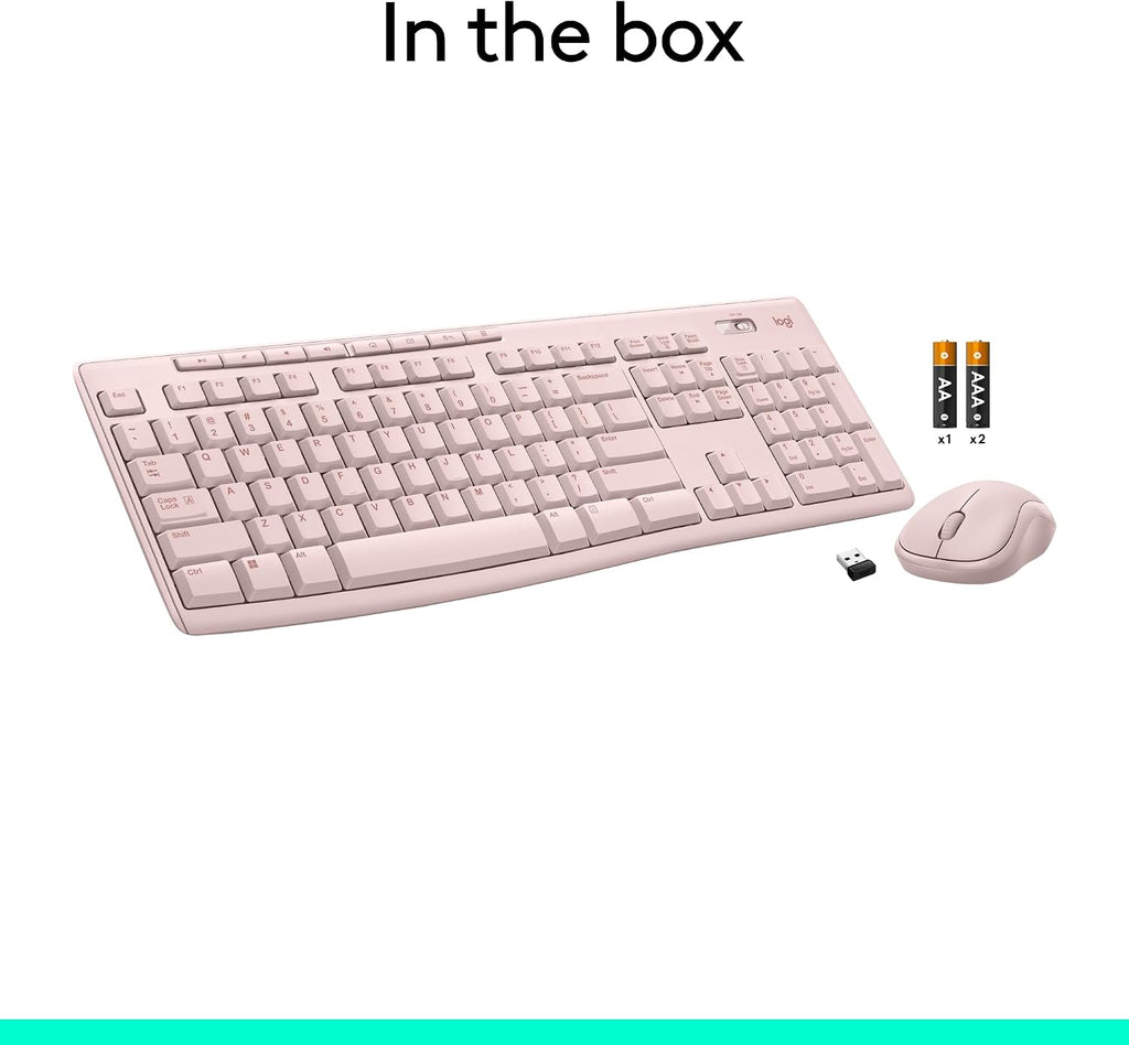 Logitech MK270 Full Size Wireless Keyboard and Mouse Combo