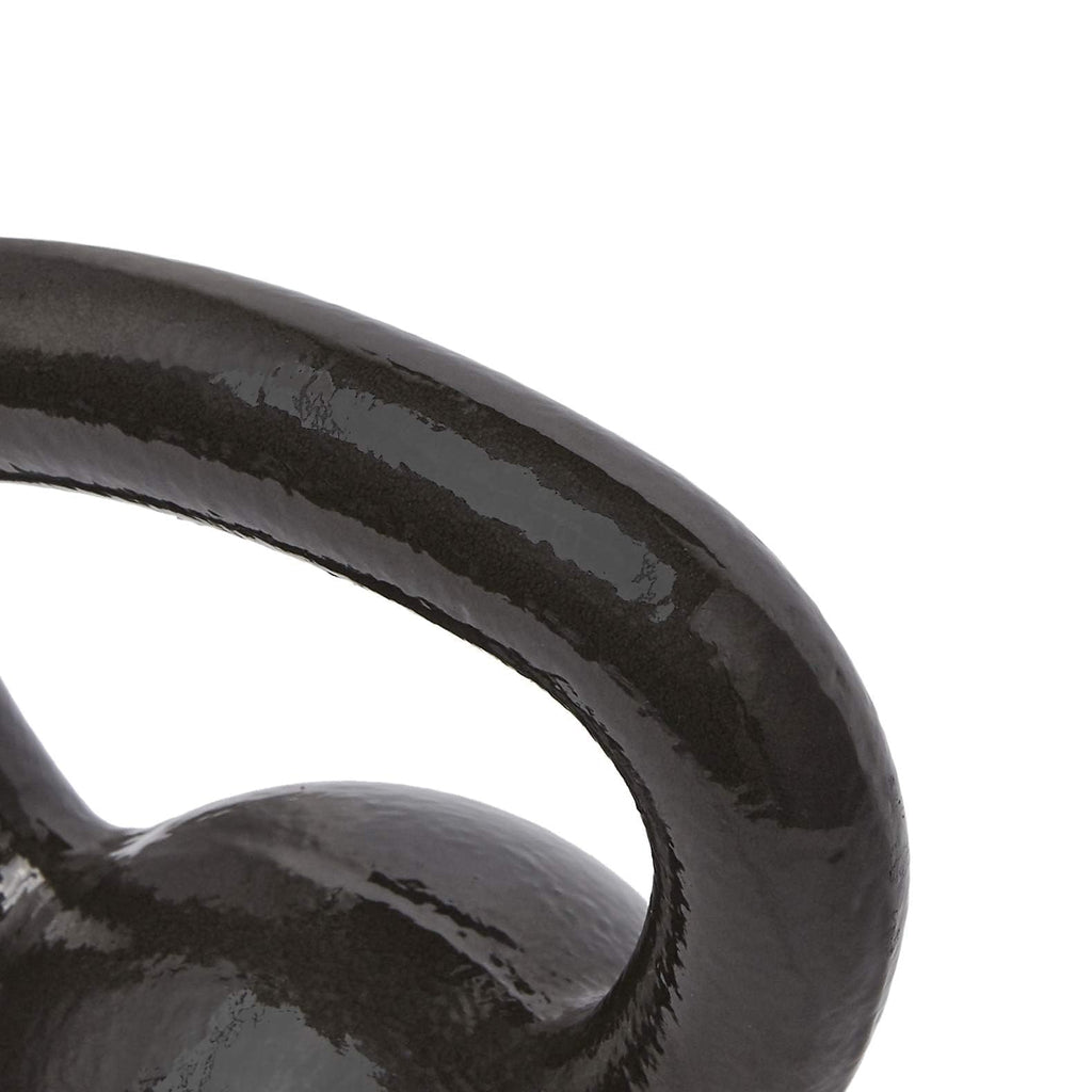 Amazon Basics Cast Iron Kettlebell for Strength Training | Black | 10lbs - 60lbs