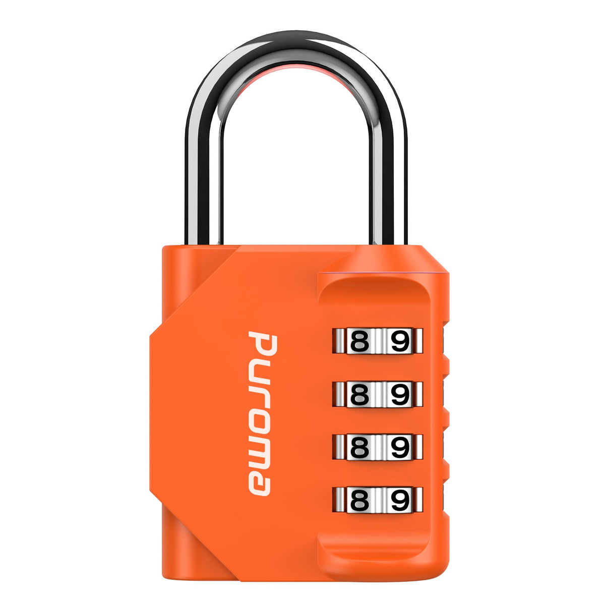 Puroma | 1 Combination Lock | 4 Digit Padlock | 2, 3, 4, & 10 Combo Packs
