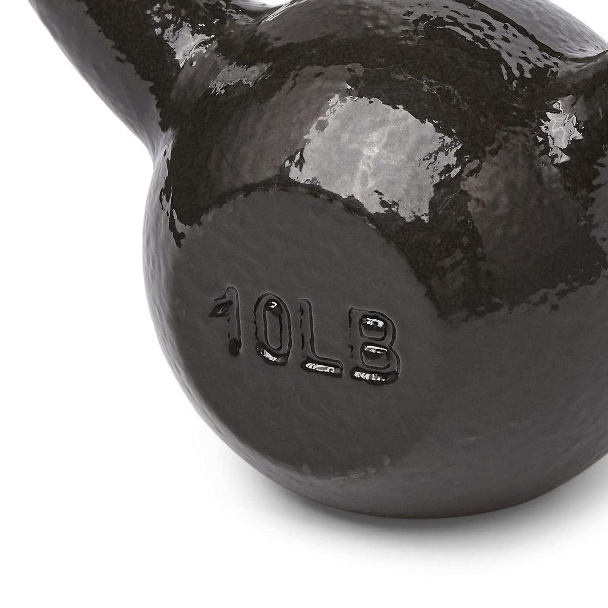 Amazon Basics Cast Iron Kettlebell for Strength Training | Black | 10lbs - 60lbs