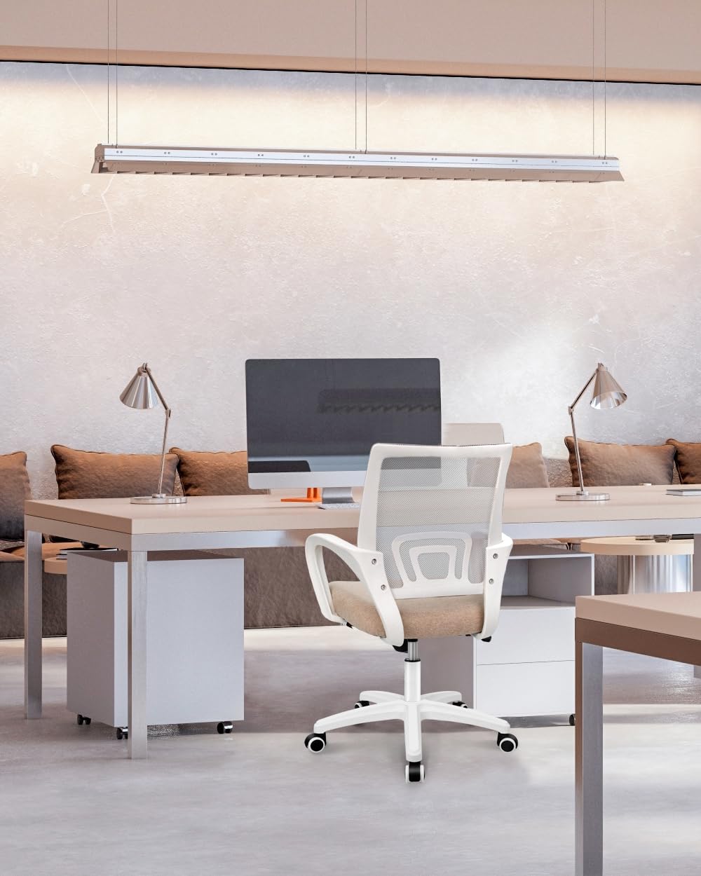 Office Computer Chair Ergonomic Mid-Back Mesh Desk