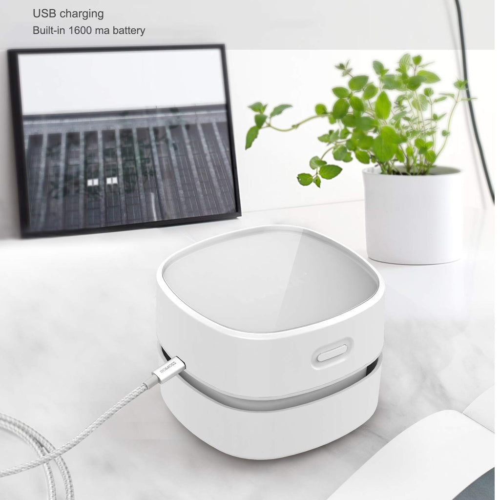 Mini Desktop Vacuum With 4 hours Endurance & 360° Rotatable Clean Up