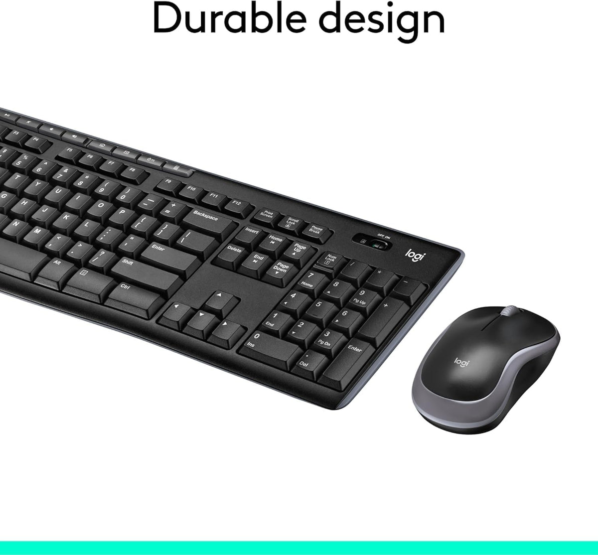 Logitech MK270 Full Size Wireless Keyboard and Mouse Combo