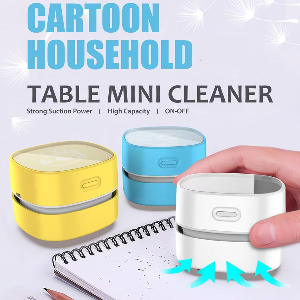 Mini Desktop Vacuum With 4 hours Endurance & 360° Rotatable Clean Up