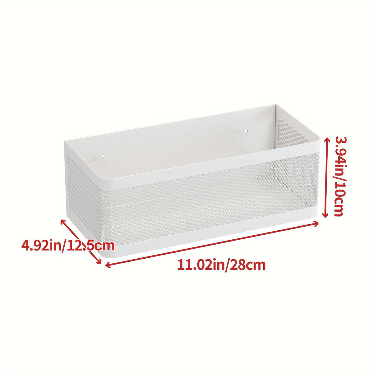 1 Pcs Magnetic Shelf For Fridge, Black, & White with 3 sizes | 16.5-Lb Load