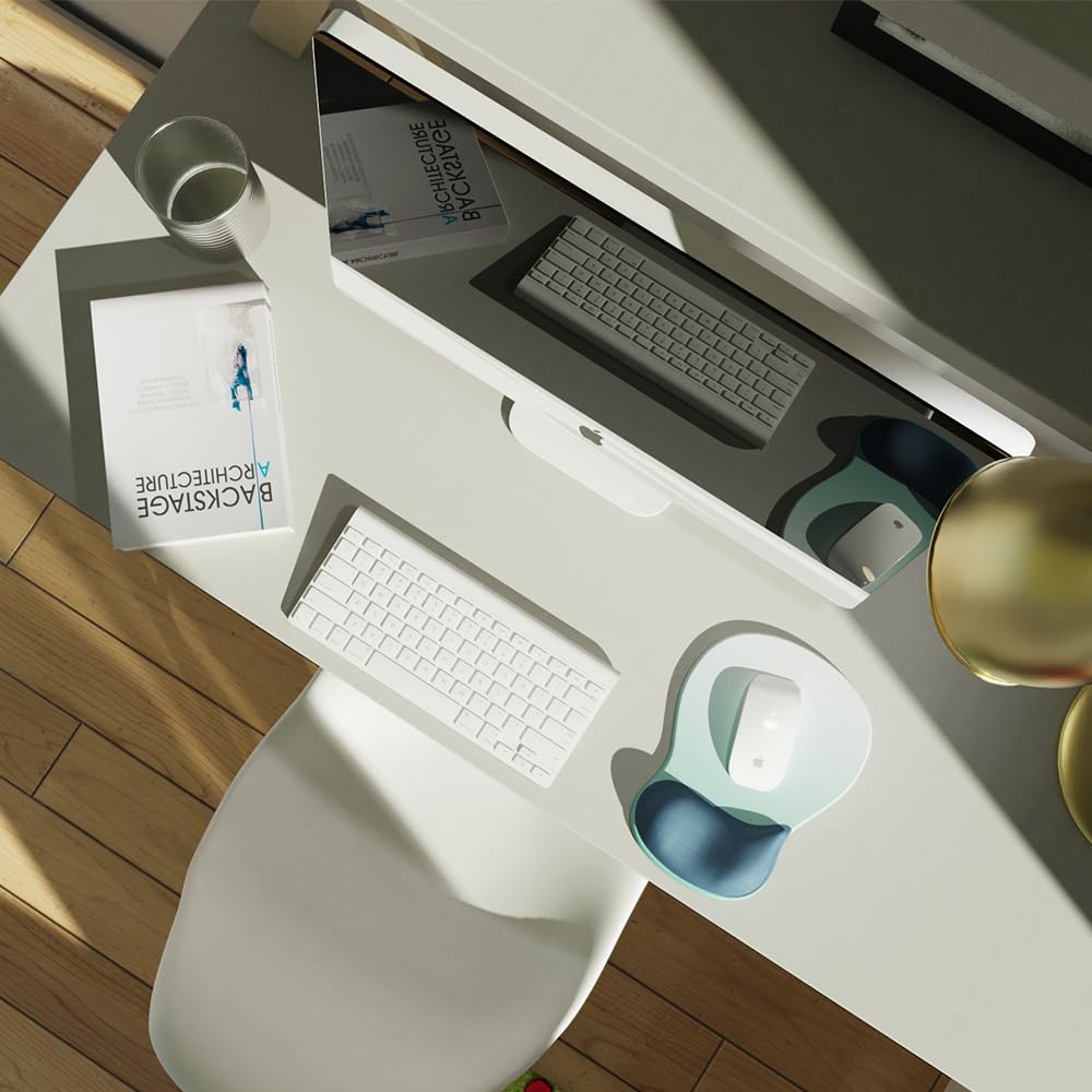 ErgoComfort Gel Wrist Resting |  Mouse Pad-Ergonomic Support-Non-Slip