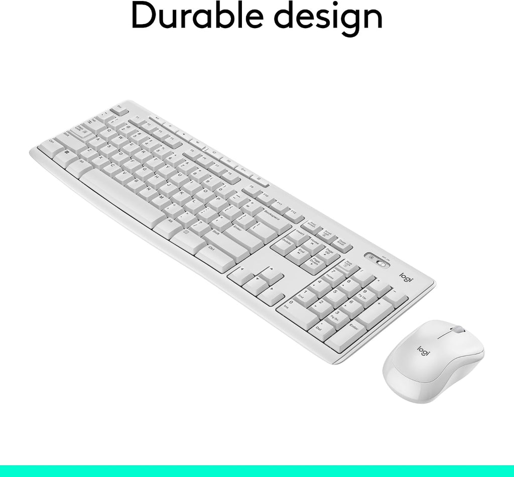 Logitech MK270 Full Size Wireless Keyboard and Mouse Combo