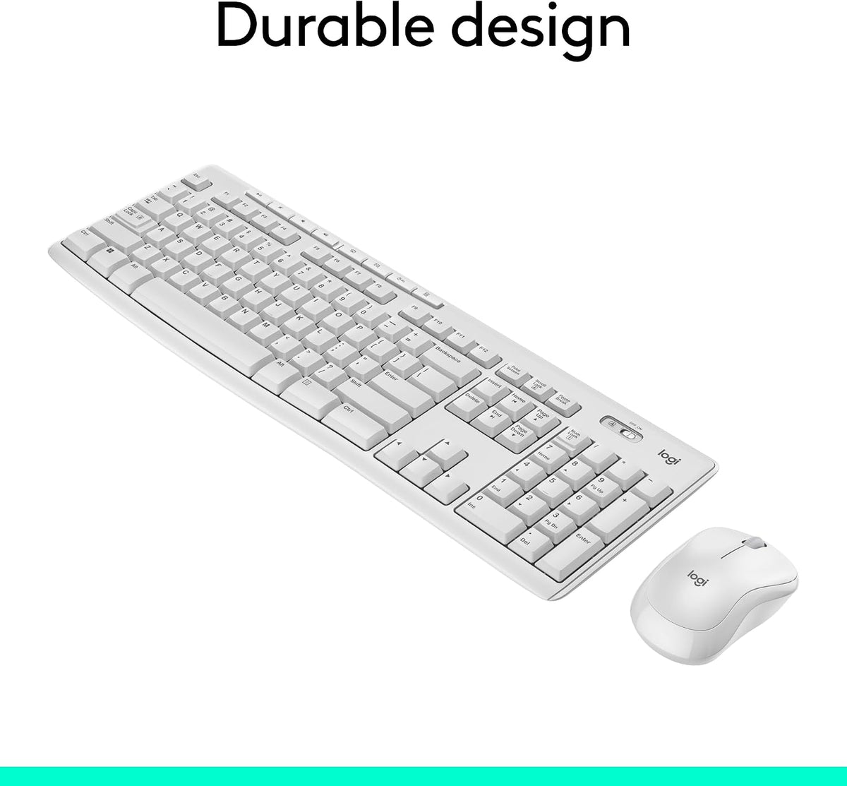 Logitech MK270 Full Size Wireless Keyboard and Mouse Combo