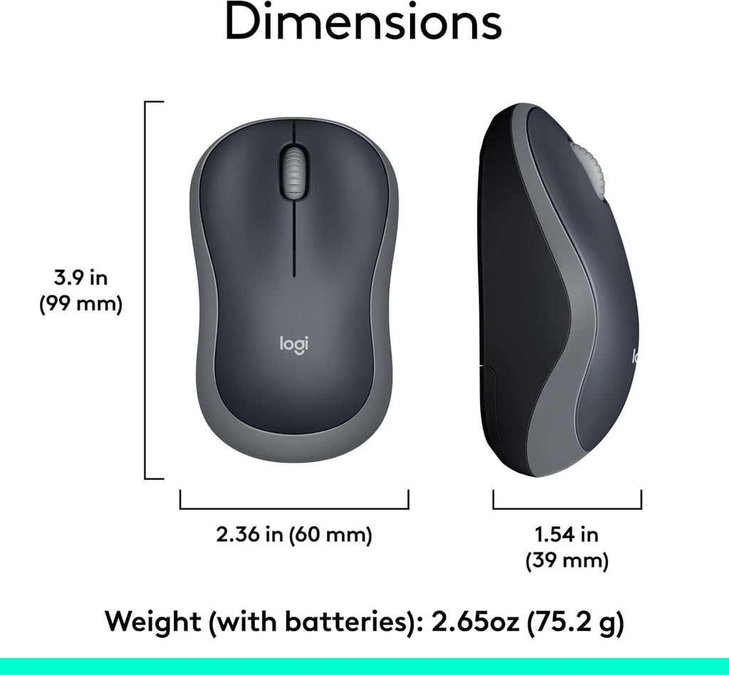 Logitech MK270 Full Size Wireless Keyboard and Mouse Combo
