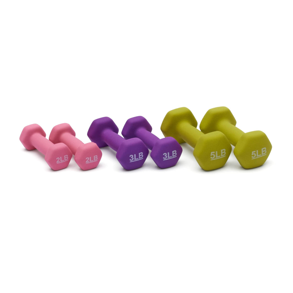 Amazon Basics Neoprene Hand Dumbbell Weights for Exercise & Toning