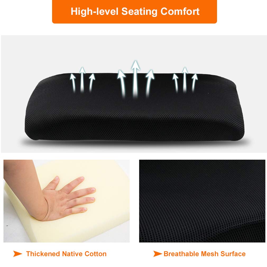 Ergonomic Office Chair | Mid-Back Swivel Desk Chair | with Lumbar Support
