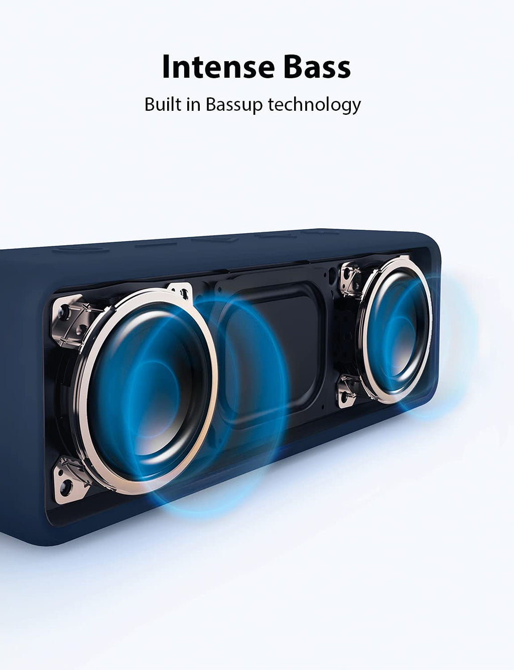 Anker soundcore 2 Portable Bluetooth Speaker, Stereo Sound, IPX7