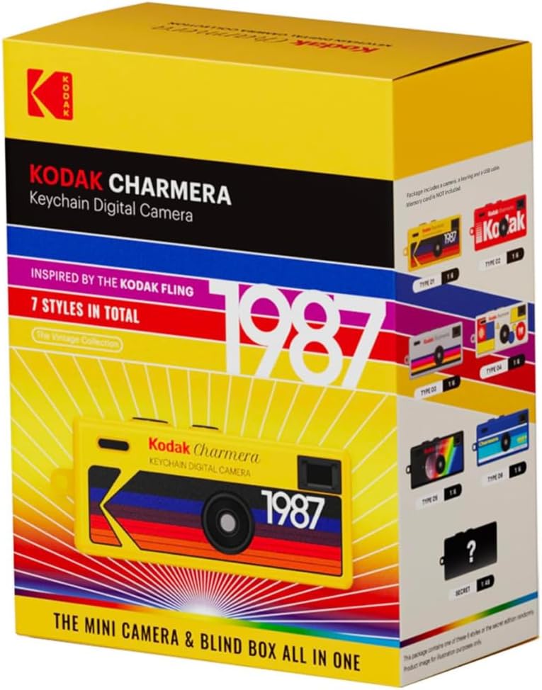KODAK Keychain Digital Camera Blind Box Single Box (1PC),Mini