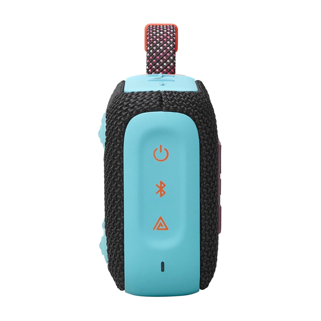 JBL Go 4 - Ultra-Portable, Waterproof and Dustproof Bluetooth Speaker, Big JBL Pro Sound with Punchy bass, 7-Hour Built-in Battery, Made in Part with Recycled Materials (Black)
