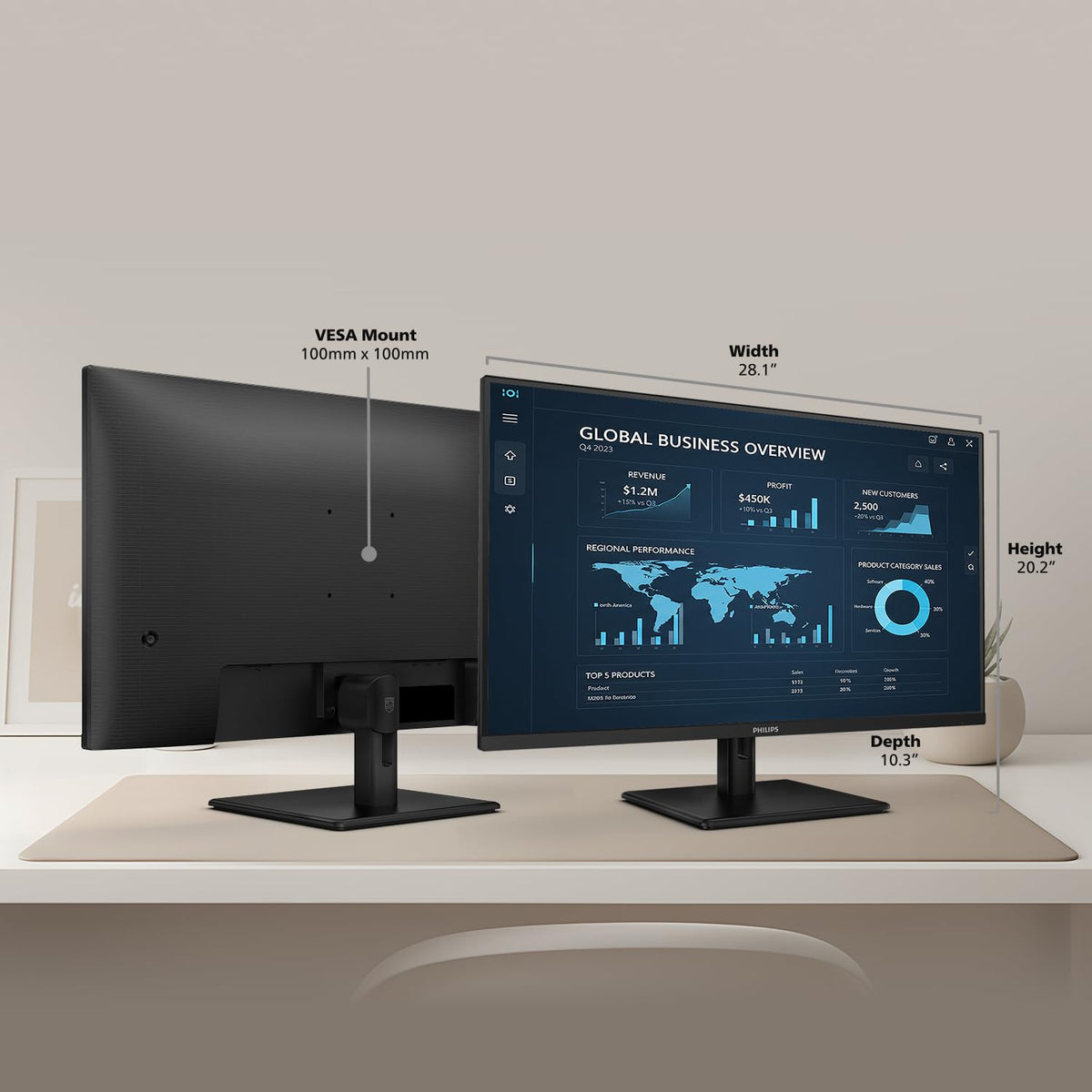 Philips 24 Inch Computer Monitor FHD 180Hz IPS, 24E2G2200