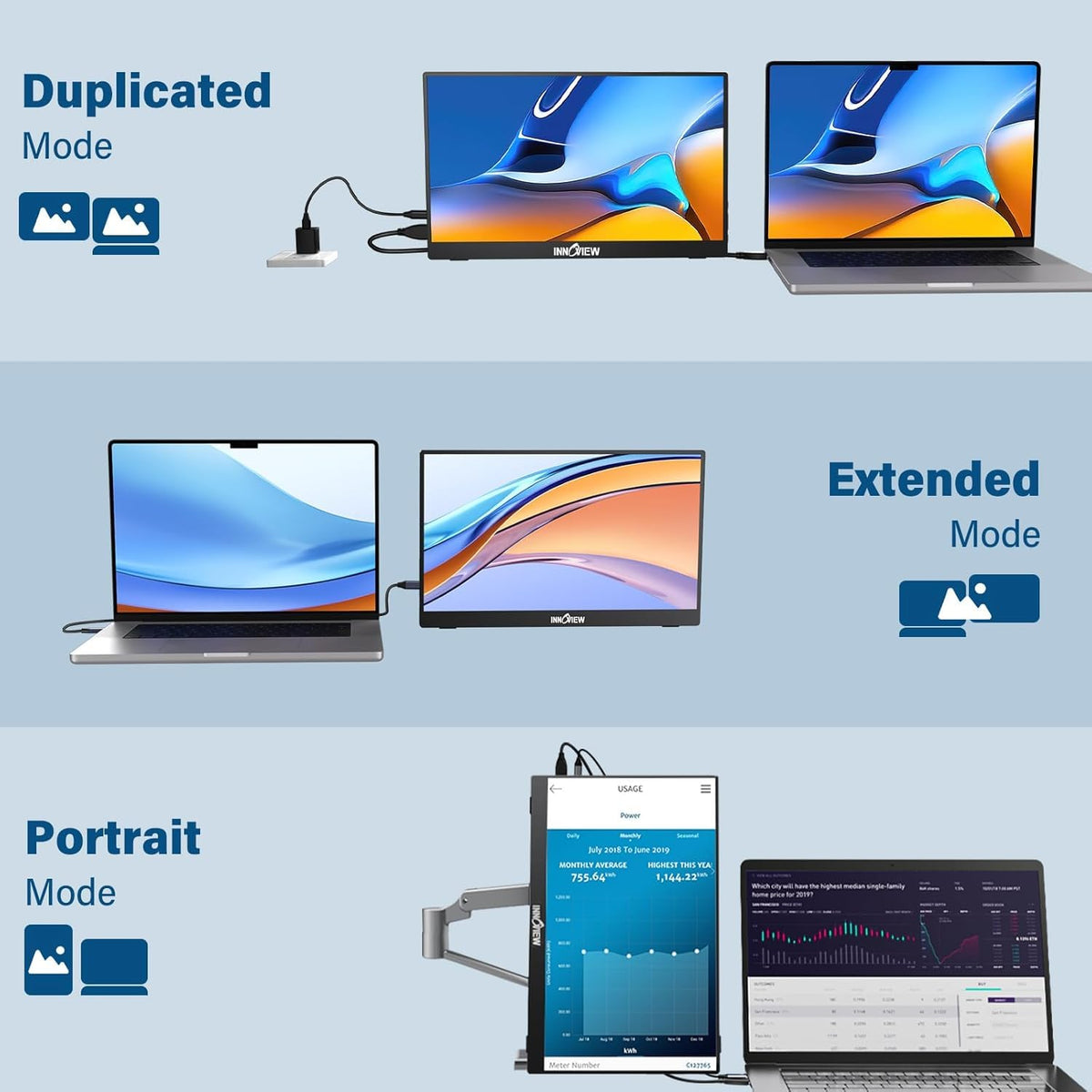 InnoView 2K Portable Monitor