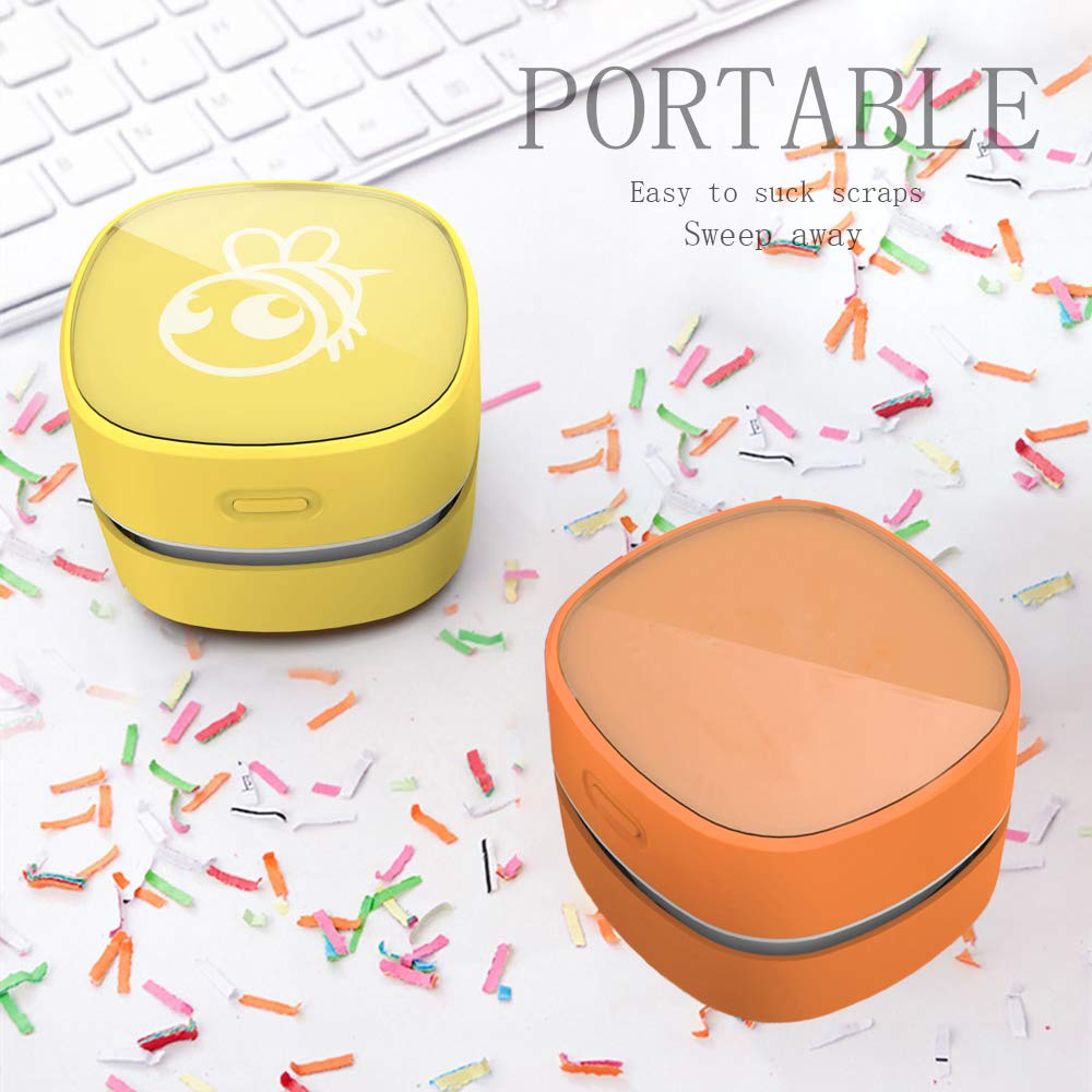 Mini Desktop Vacuum With 4 hours Endurance & 360° Rotatable Clean Up