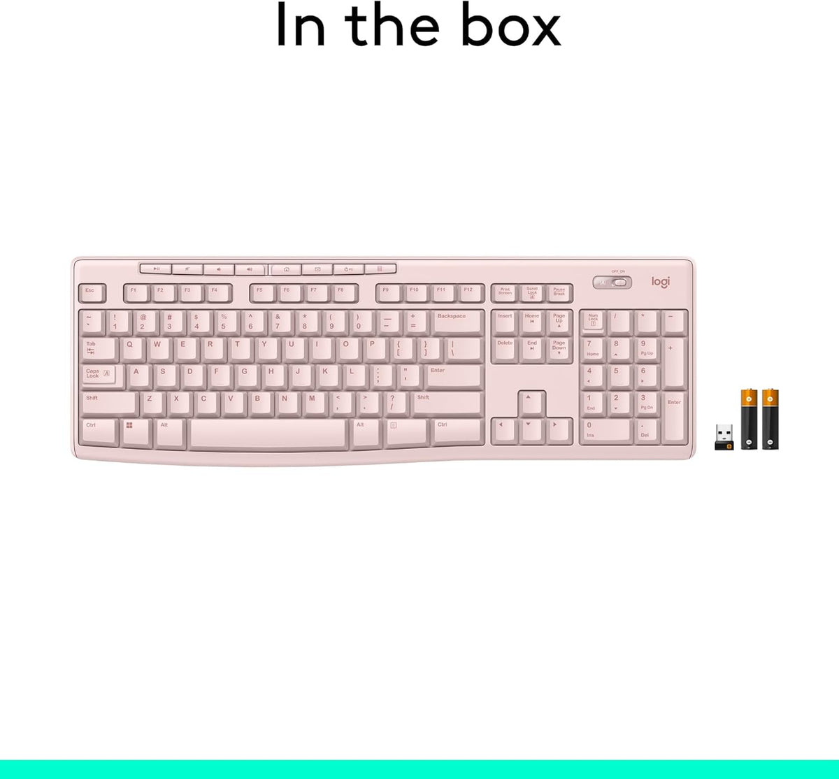 Logitech MK270 Full Size Wireless Keyboard and Mouse Combo