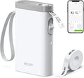 Nelko P21 Label Maker Machine with Tape, Bluetooth Label Printer, White