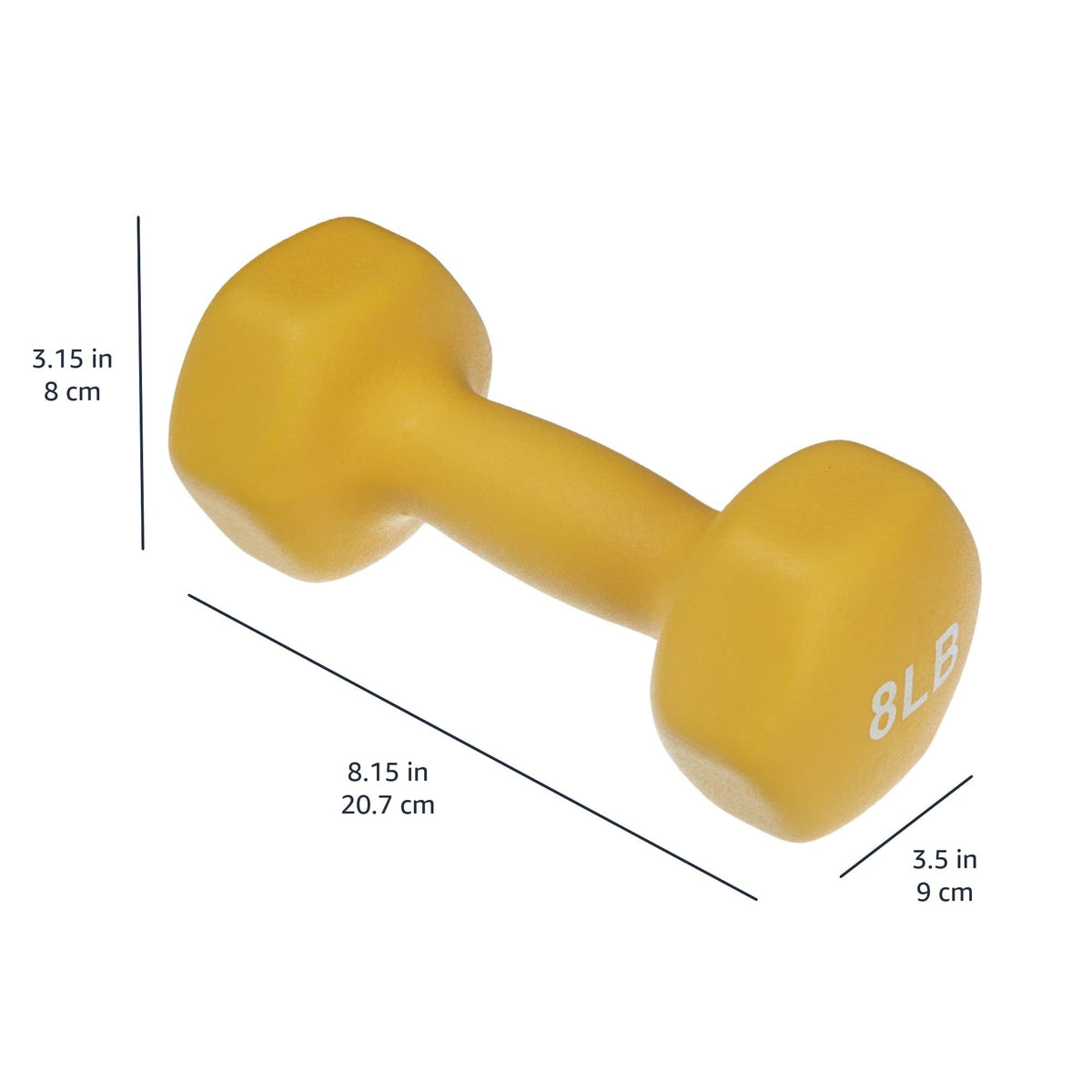 Amazon Basics Neoprene Hand Dumbbell Weights for Exercise & Toning