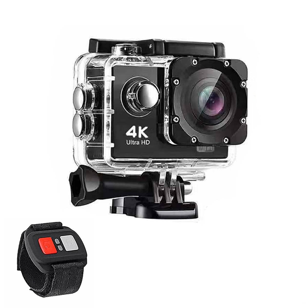 4K Waterproof All Digital UHD WiFi Camera + RF Remote