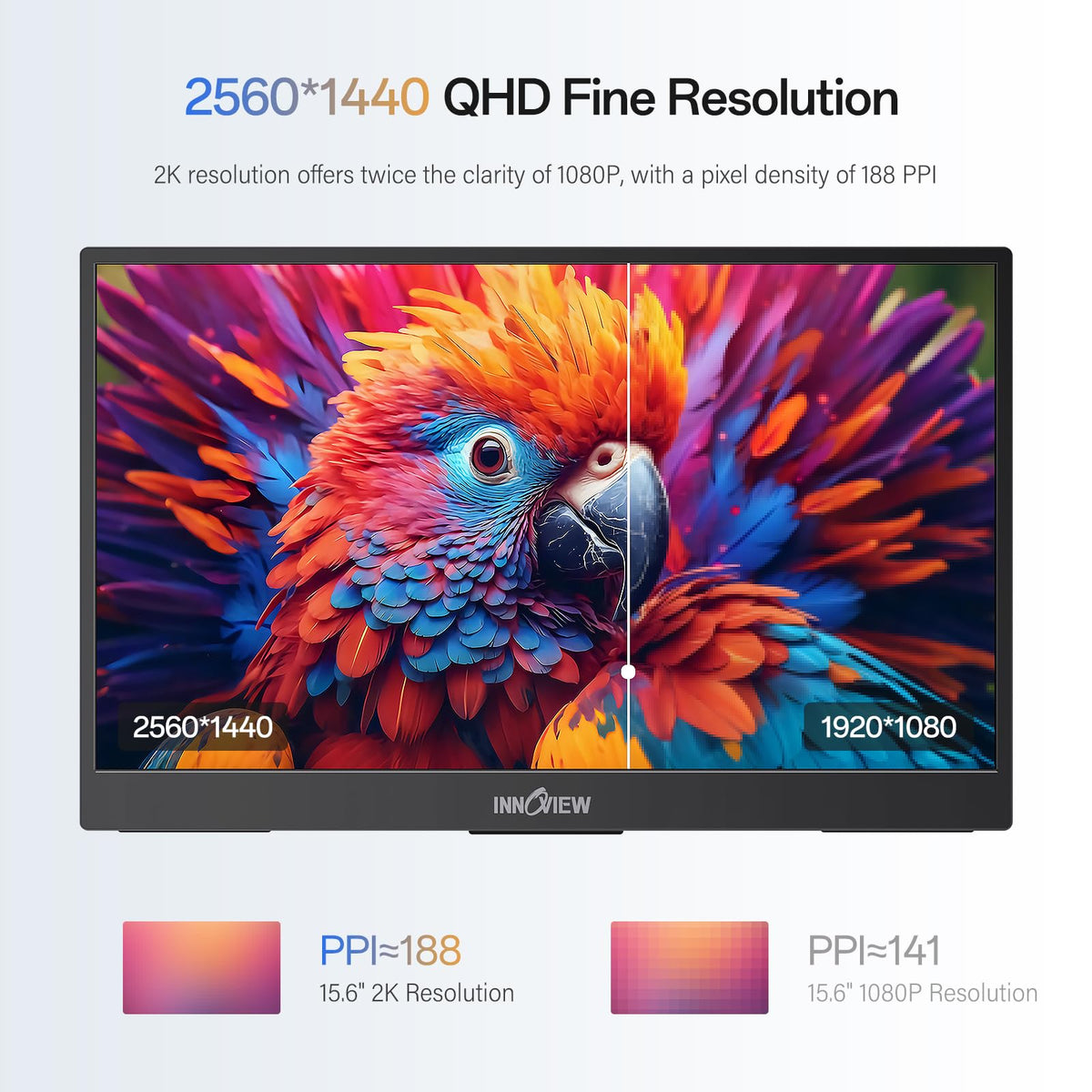 InnoView 2K Portable Monitor