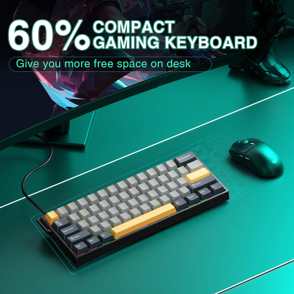Mechanical Gaming Keyboard Wired, Magnetic Switches Hot Swappable