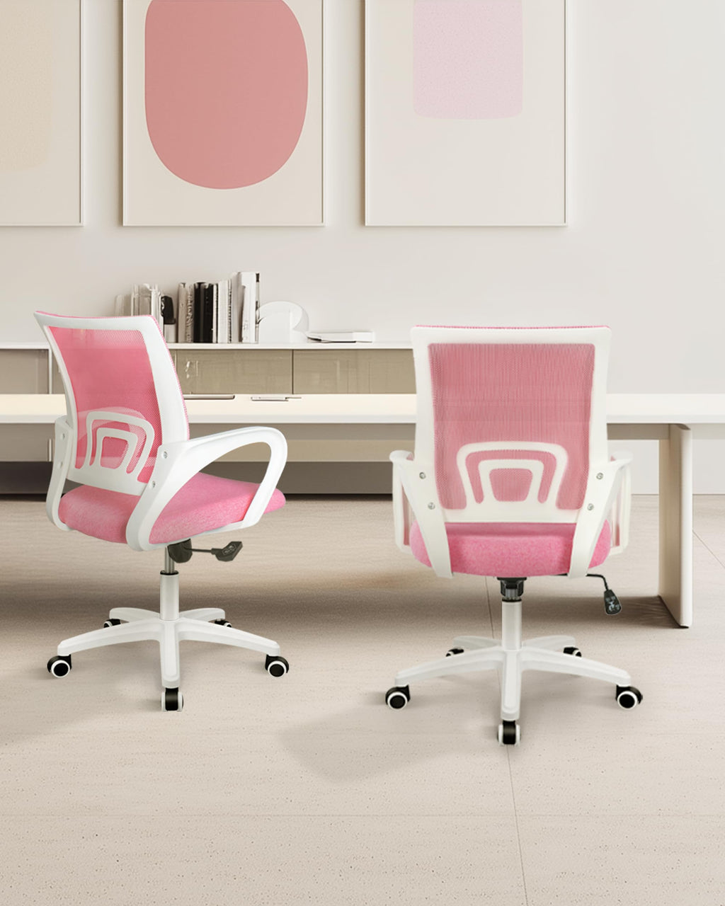 Office Computer Chair Ergonomic Mid-Back Mesh Desk