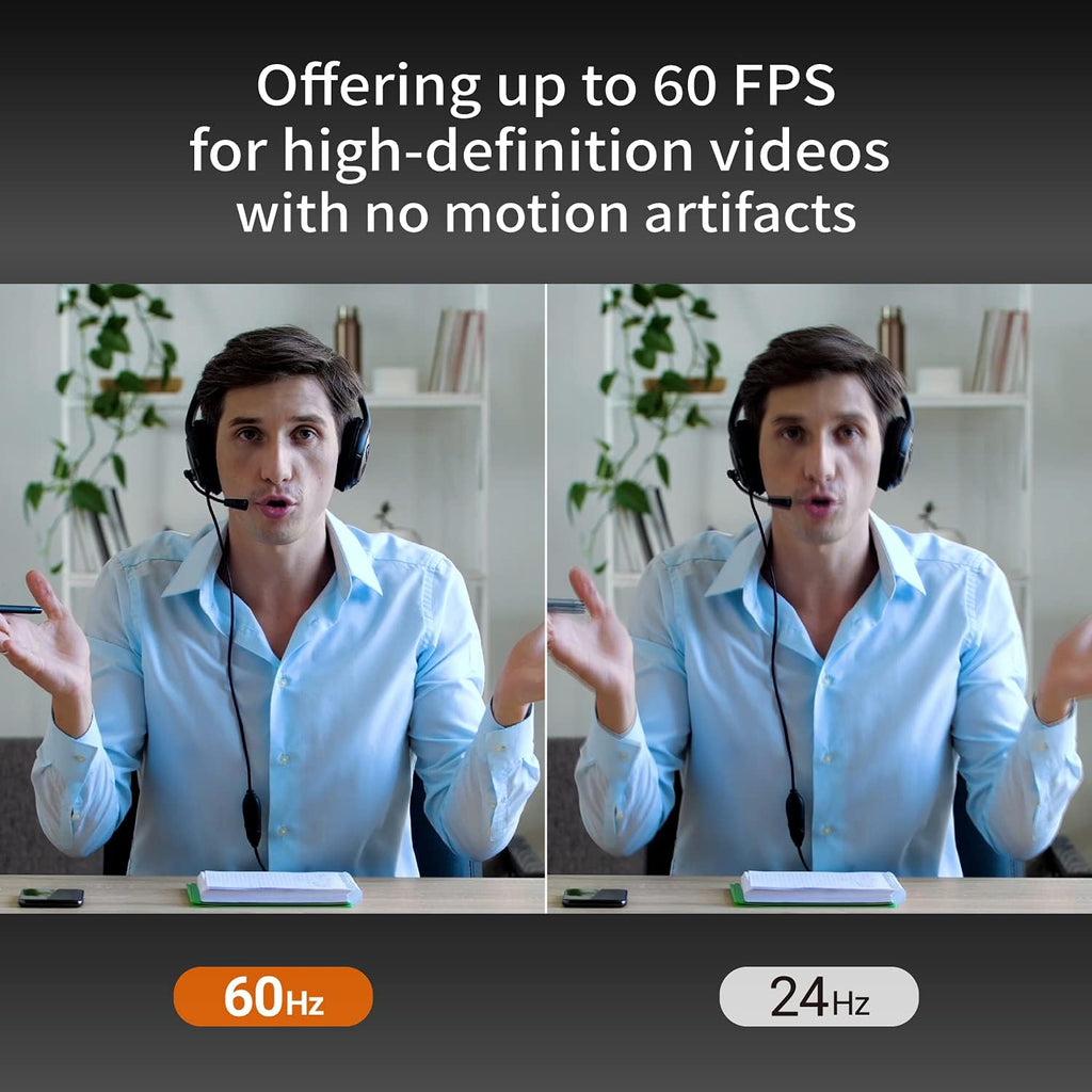 j5create 4K Wide Angle Webcam with Microphone