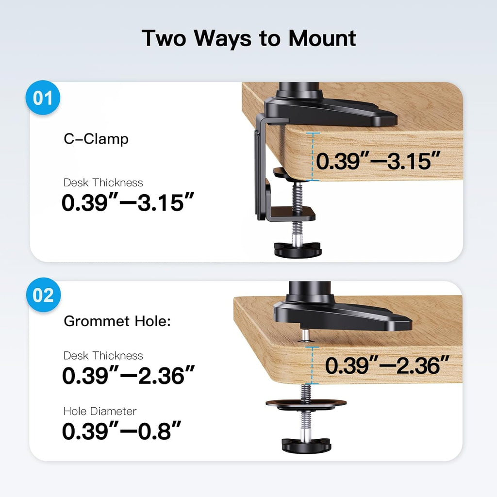 Triple Monitor Mount for 17 to 32 inch Screen