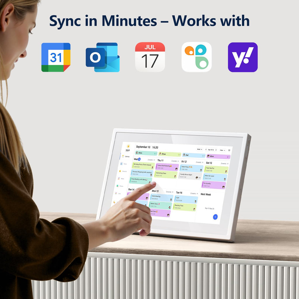 Digital Calendar – 27 Inch Wall Calendar Interactive Touchscreen Display
