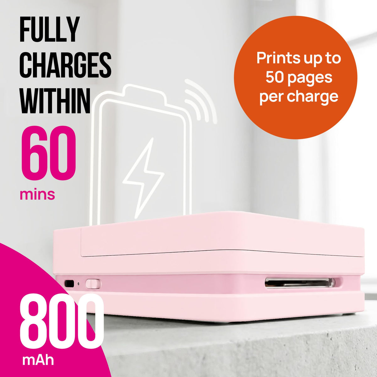 Nelko PP01 Photo Printer, 2x3 Portable Photo Printer