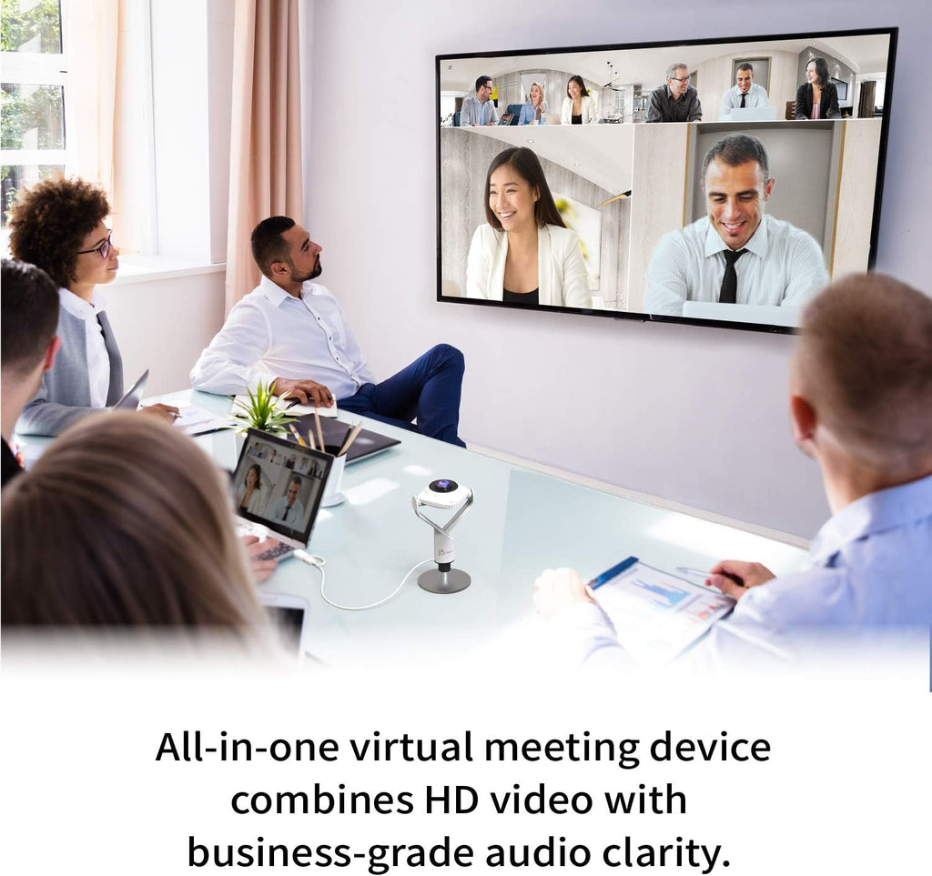 j5create 360 Degree All Around Meeting Webcam | 1080P HD