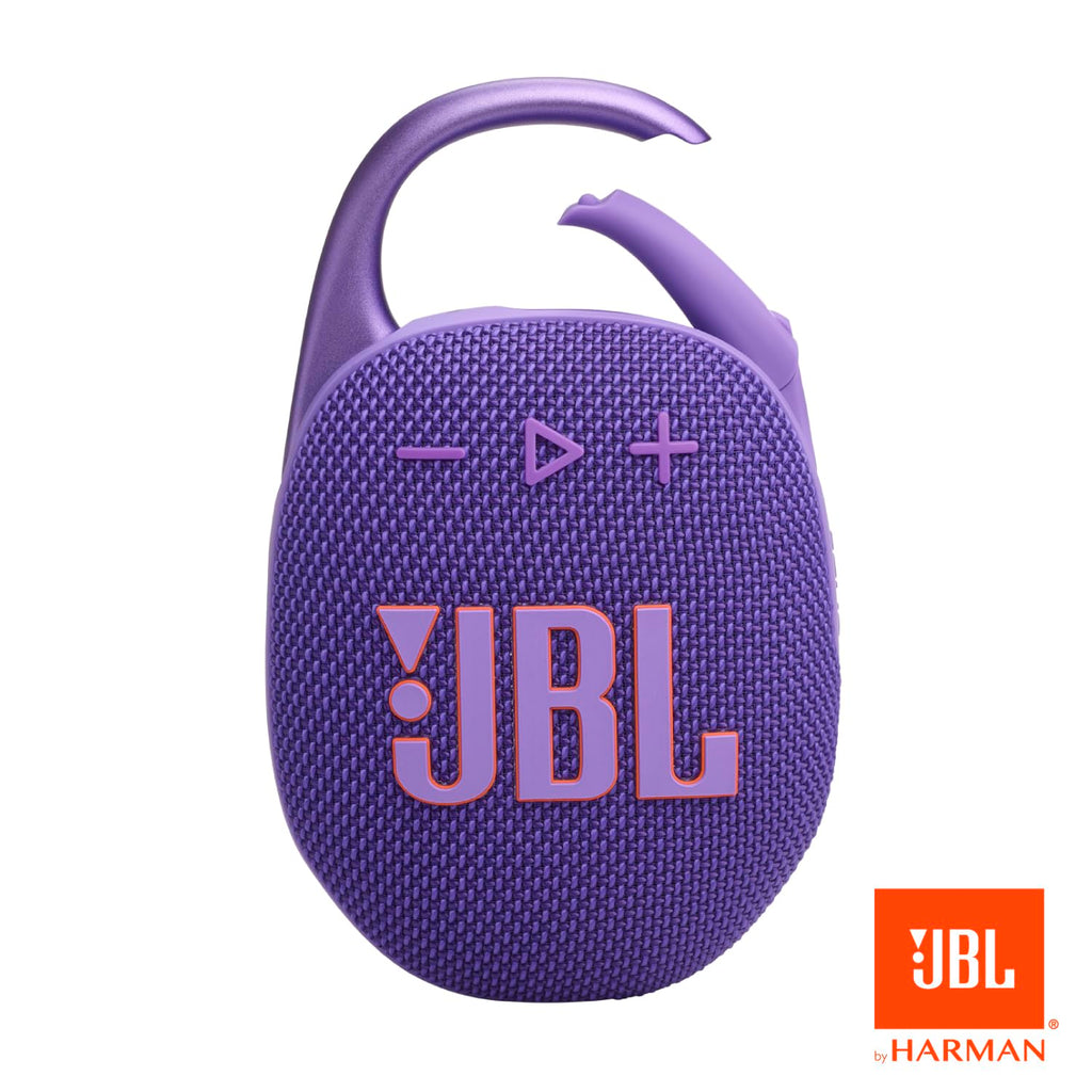 JBL Clip 5 - Ultra-Portable, Waterproof & Dustproof Bluetooth Speaker, Big JBL Pro Sound with Punchy bass, Integrated Carabiner, Up to 12 Hours of Play, Made in Part with Recycled Materials (Black)
