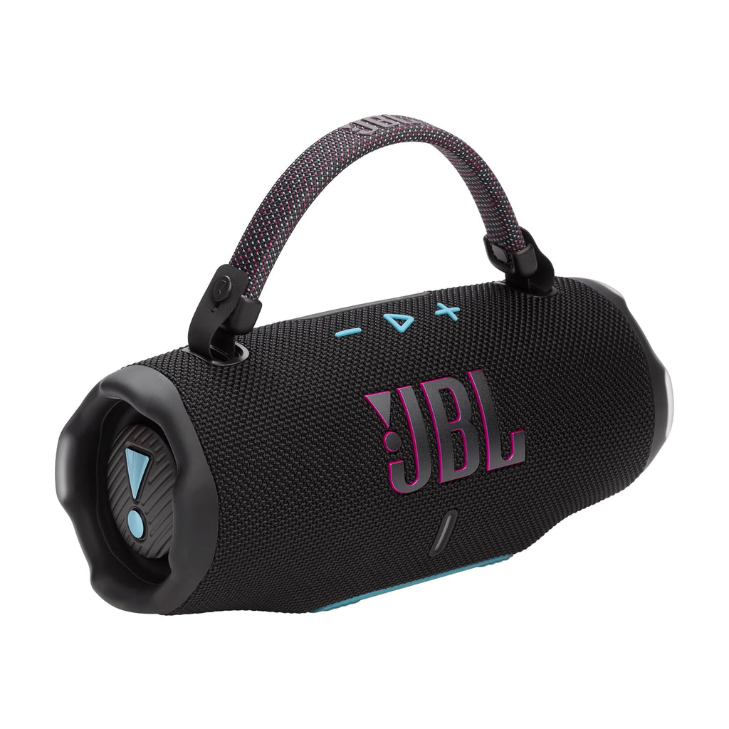 JBL Charge 6 Portable Bluetooth Speaker, Waterproof, Drop-Proof - Black