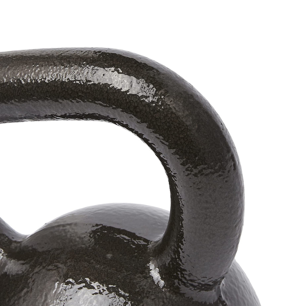 Amazon Basics Cast Iron Kettlebell for Strength Training | Black | 10lbs - 60lbs